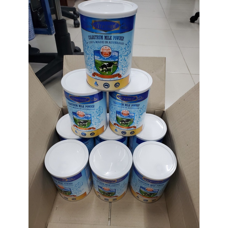 Sữa bò non Úc TĂNG ĐỀ KHÁNG + BỔ SUNG DƯỠNG CHẤT Vitatree Clostrum Milk Powder 400gram
