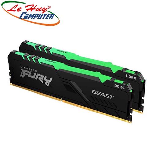 Ram máy tính Kingston Fury Beast RGB 16GB 3200MHz DDR4 (2x8GB) KF432C16BBAK2/16