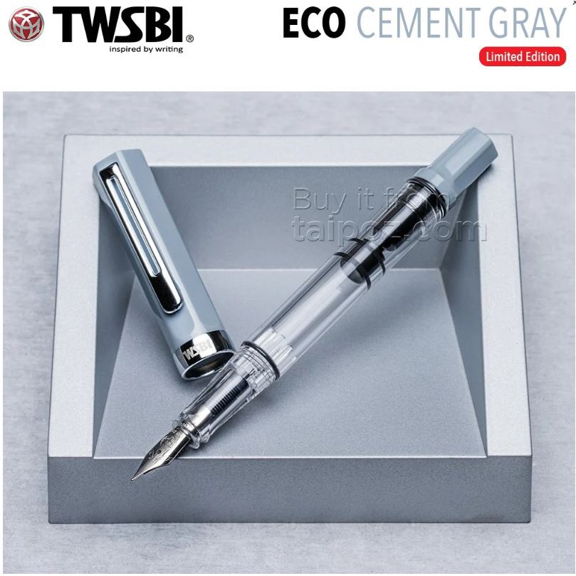 [ TAIPOZ ] - Bút máy TWSBI Eco, Cement Gray [LIMITED EDITION]