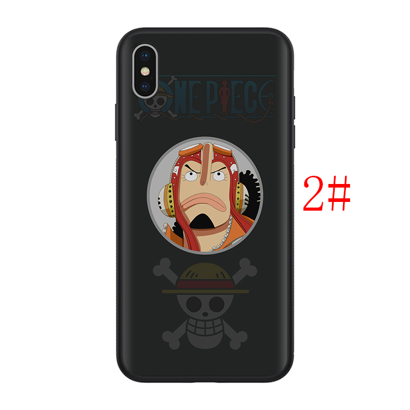 Ốp Lưng Silicone Mềm In Logo One Piece Cho Iphone 8 7 6s 6 Plus 5 5s Se 2016 2020