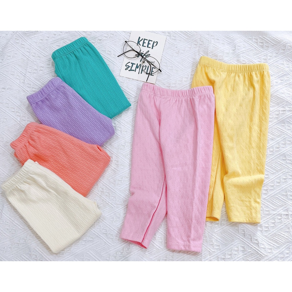 Quần legging dài cotton len co dãn bé trai bé gái chất liệu mềm mại ấm áp  Ảnh thật Rio chụp hàng có sẵn kèm video