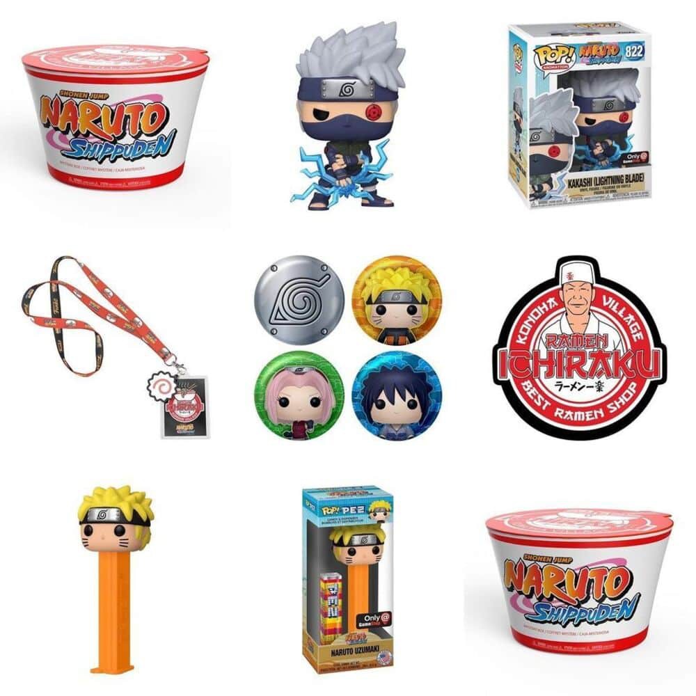 Đồ chơi mô hình funko pop Anime Naruto Ramen Exclusive Kakashi  Lightning Blade - Naruto