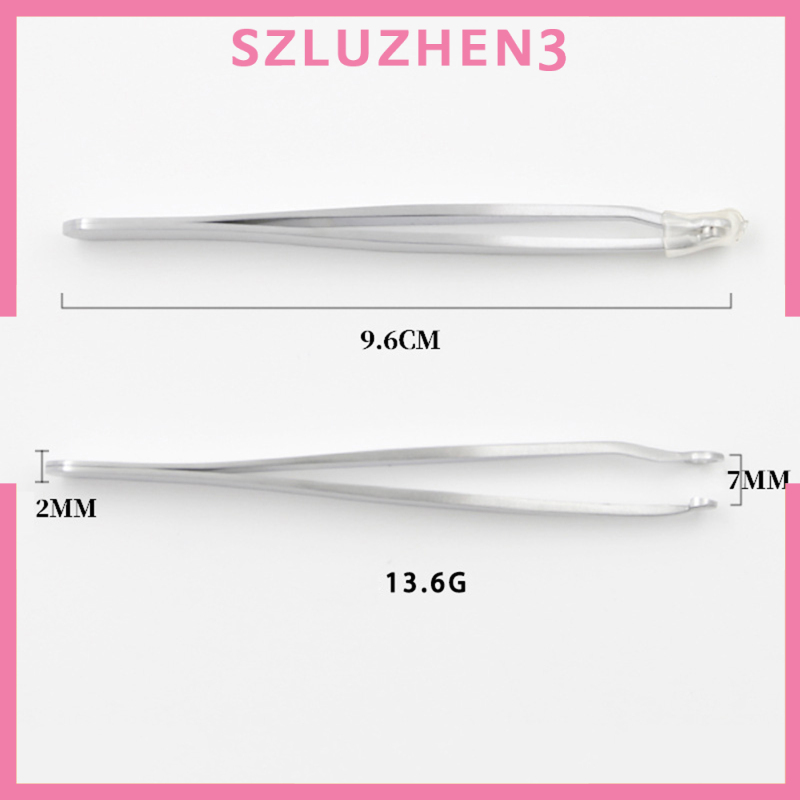 [SmartHome ] Stainless Steel Nose Hair Trimming Tweezers Safe Trimmer Round Tip Design