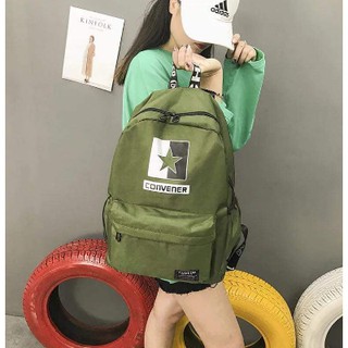 Balo thời trang học sinh, sinh viên chất liệu vải bố Sao convener đi hoc, đi làm kích thước 30 x 40 đựng A4