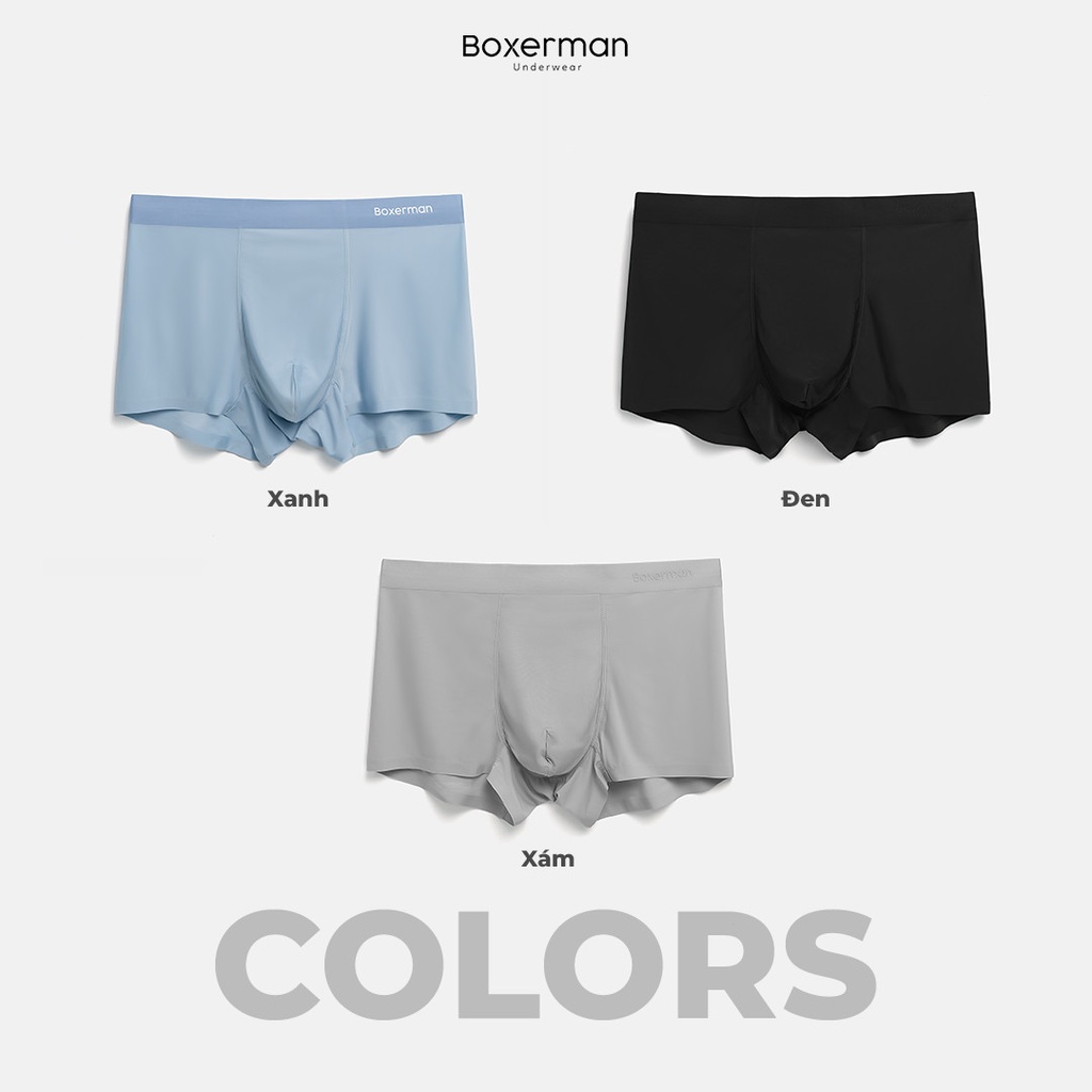 Quần sịp đùi boxer nam PRO FIT trunk polyester co giãn cao cấp BOXERMAN