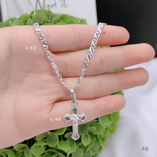 Dây chuyền mặt thánh giá bạc ta cho bé