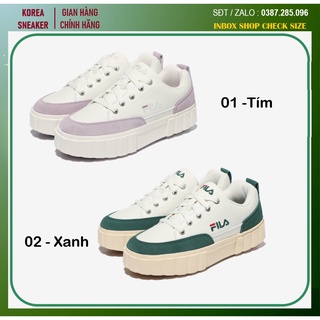 Giày Thể Thao Fila Sandblasted Raw Suede Hàn Quốc- Sneaker Chính Hãng 100%