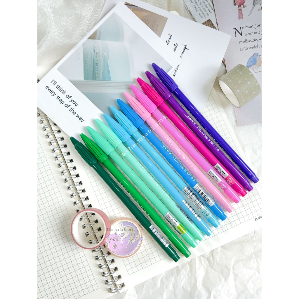 Bút Màu Monami Plus Pen 3000 - Ngòi Bút 0.3mm
