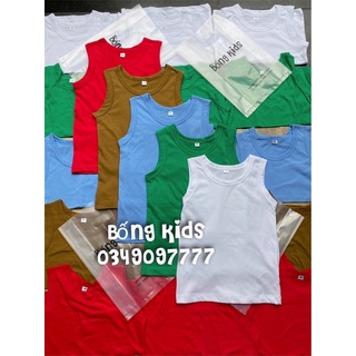 Áo Ba Lỗ Bé Trai & Bé Gái Cotton Mềm Muji