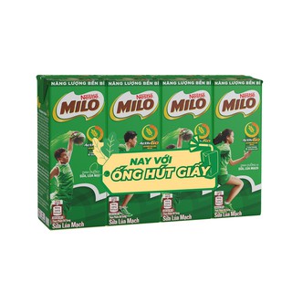 Lốc 4 hộp sữa Milo 180ml Nestle (date 3/22)