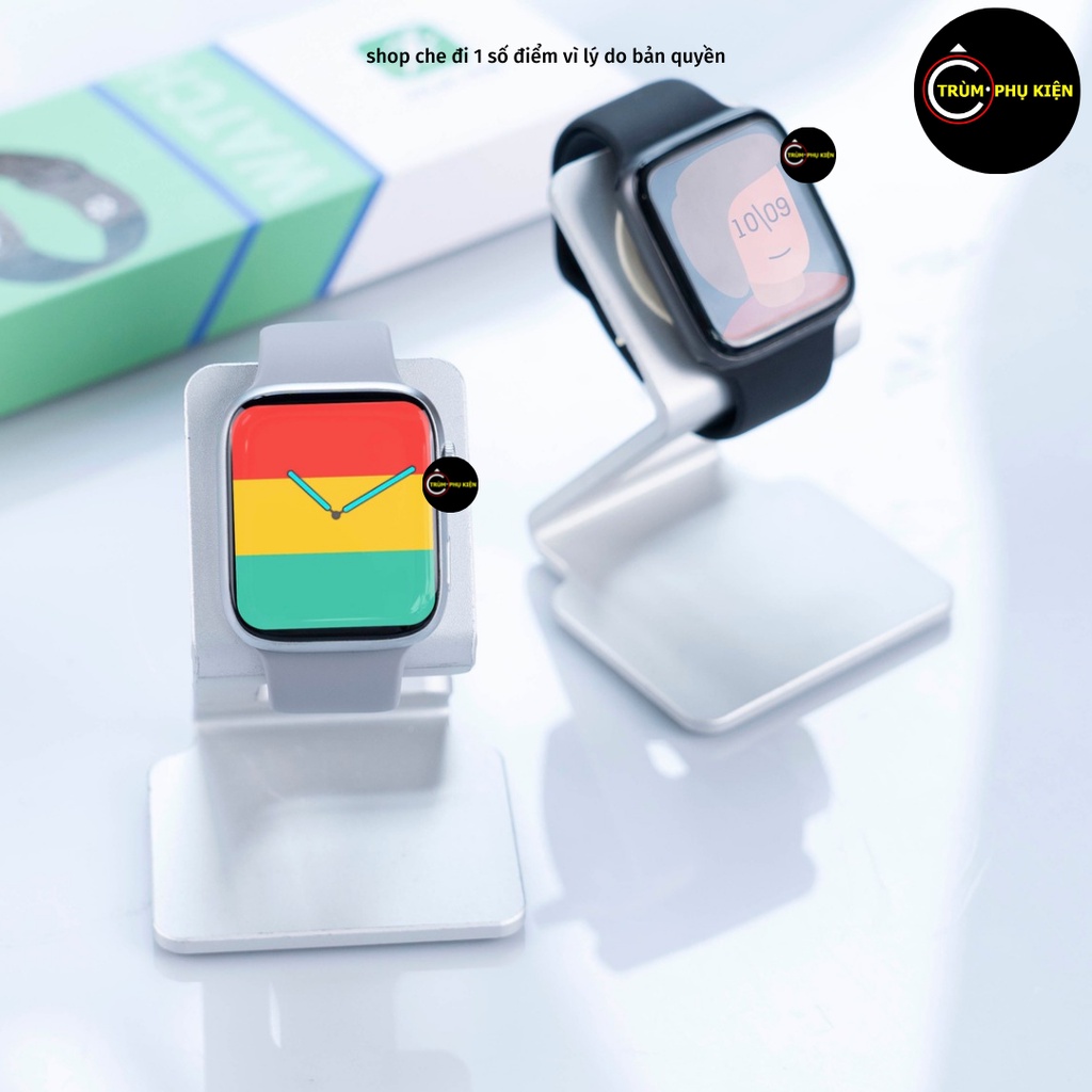 Đồng Hồ Thông Minh Watch 7 FULL VIỀN FULL THÔNG BÁO - Nghe Gọi - Nhận Thông Báo Tin Nhắn - Thay Ảnh Nền