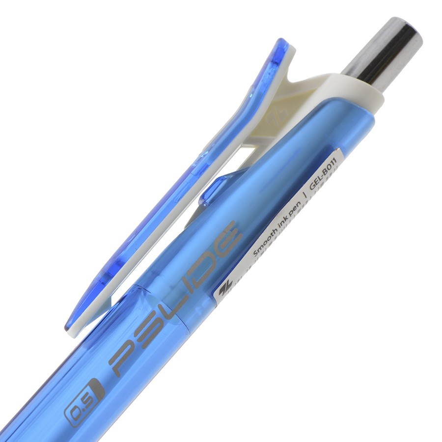 Hộp 20 bút bi bấm TL PSLIDE GEL-B011 êm trơn Thiên Long chất lượng cao đầu nhỏ 0.5mm