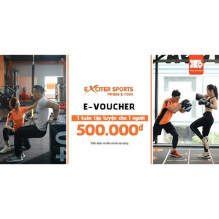 E-Voucher 1 tuần tập luyện cho 1 người tại Exciter Sports