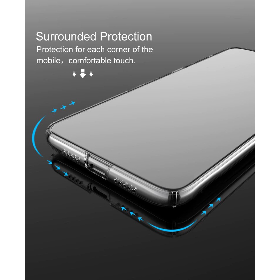 Ốp Lưng Nhựa Cứng Phủ Nano Trong Suốt Cho Samsusng Galaxy Note 10, Ốp Lưng Samsung Note 10 Hiệu Imak