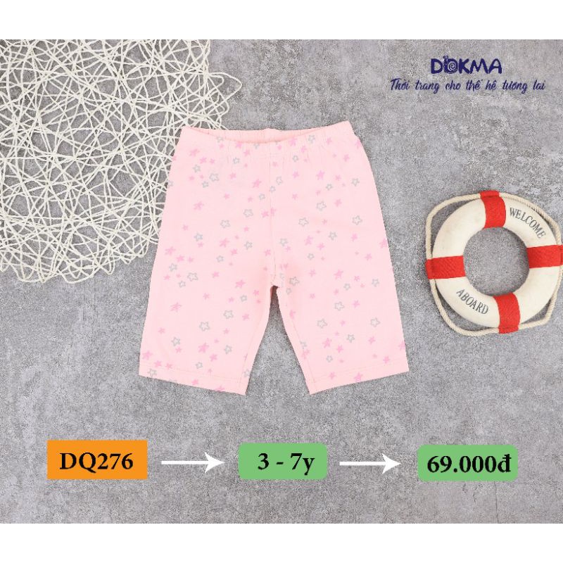 3-7Y Quần legging, quần lửng bé gái Dokma