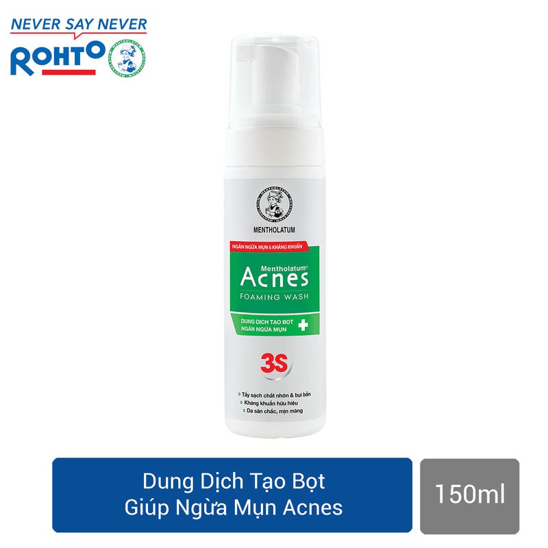 Dung Dịch Tạo Bọt Giúp Ngừa Mụn Acnes Foaming Wash 150ml