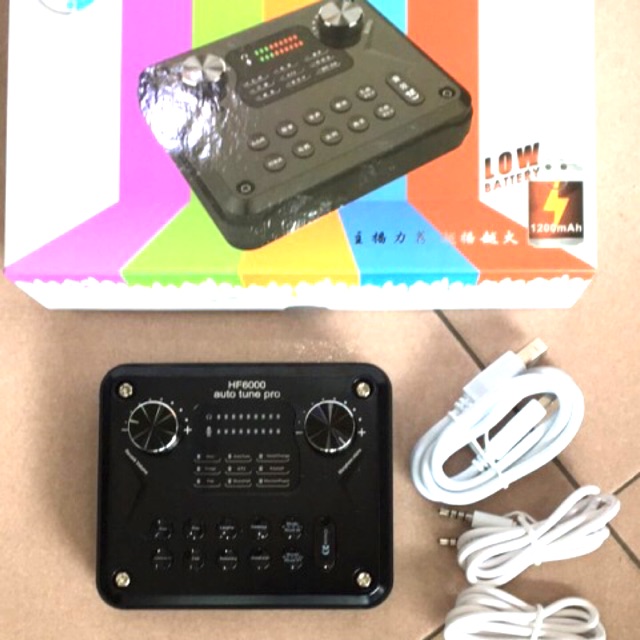 SOUND CARD HF6000 PRO HÁT KARAOKE – SOUNDCARD AUTOTUNE