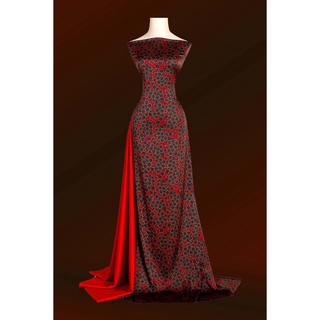 vải may áo dài hoa nhí ảnh thật cực đẹp-vải áo dài lụa xu hướng (hot)