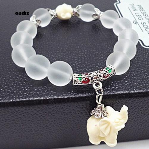 Vòng tay hạt đính hình con voi phong cách Hàn Quốc