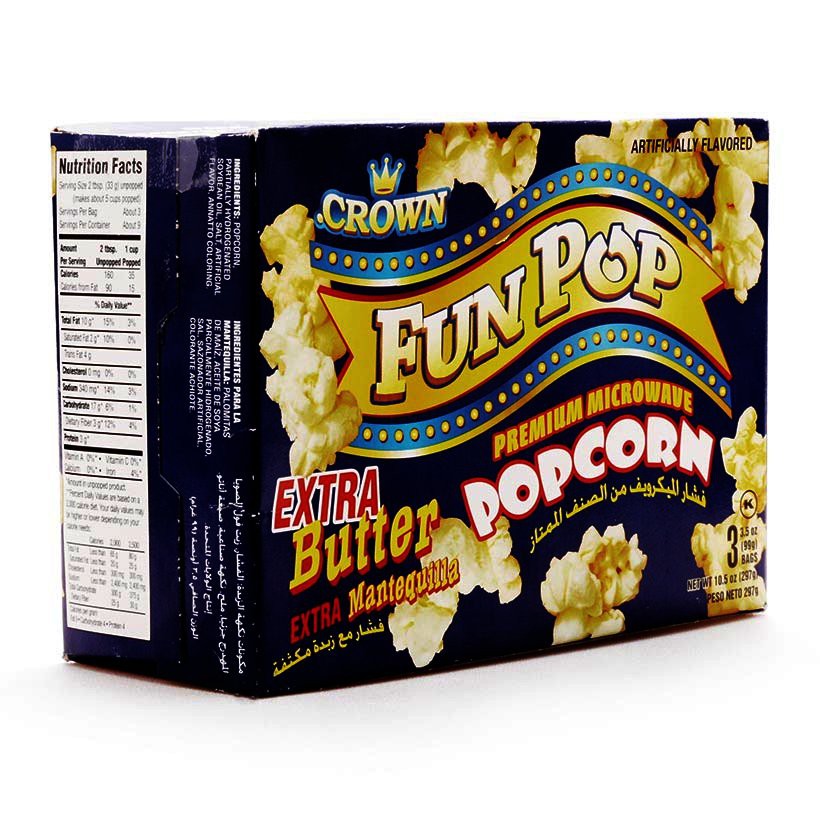 [Mã 267FMCGSALE giảm 8% đơn 500K] BẮP RANG BƠ NHIỀU BƠ CROWN 297G | BigBuy360 - bigbuy360.vn