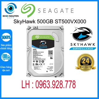 [ Bảo hành 24 tháng ] Ổ cứng Seagate SkyHawk HDD 500GB chuyên dùng cho camera