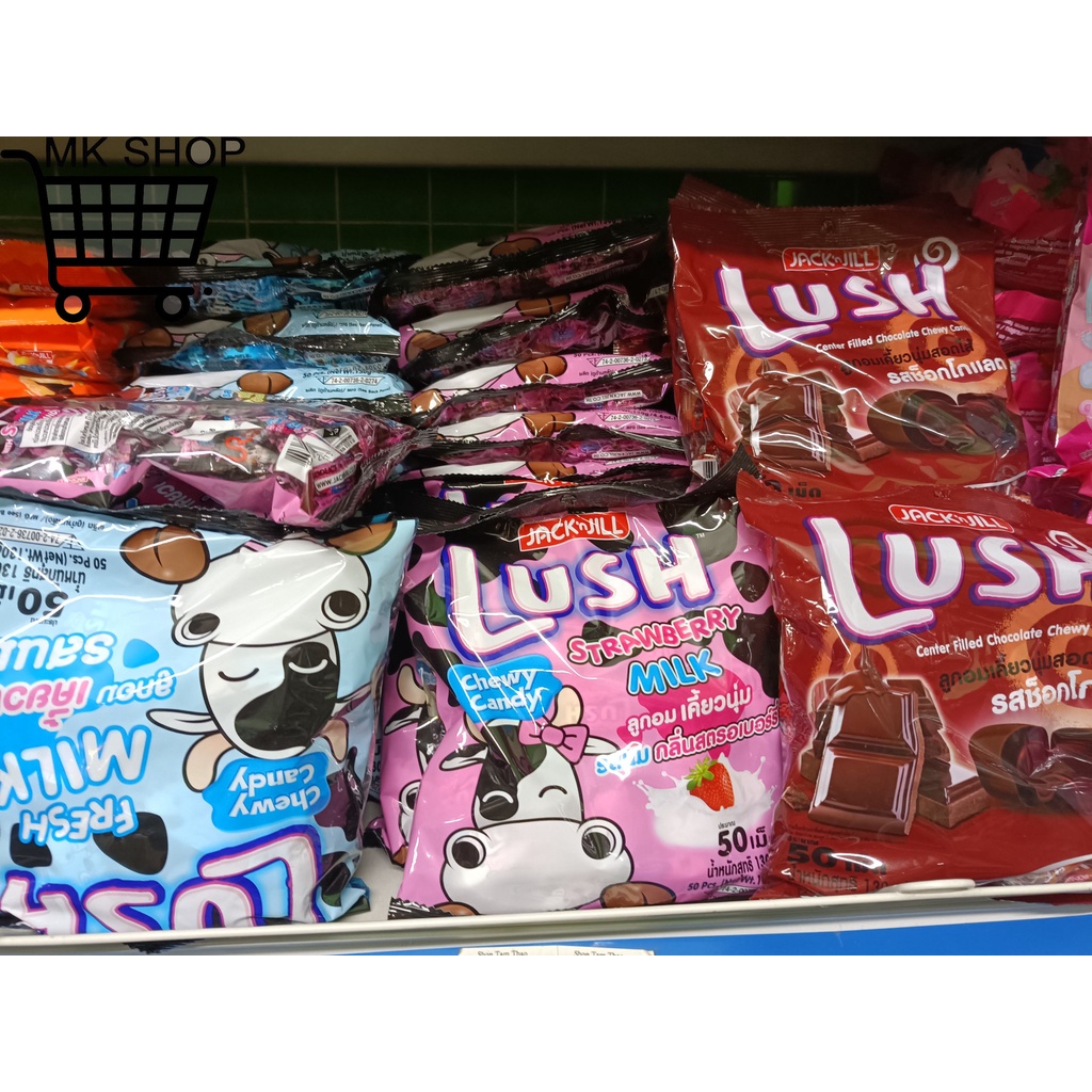 Kẹo sữa bò Lush Thái Lan gói 140g