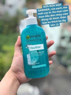 Sữa rửa mặt Garnier chai vòi - HXT Đức 🇩🇪