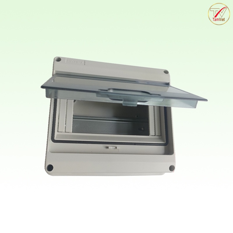 Hộp nhựa cao cấp đựng aptomat ngoài trời 8 CB có nắp che
