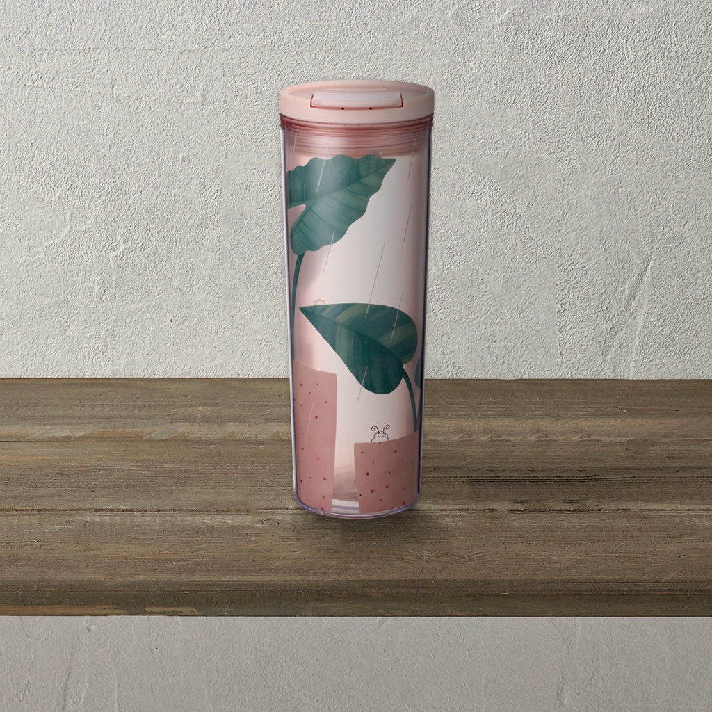 Bình Starbucks 16Oz (473ml) Plastic Leaf Shelter