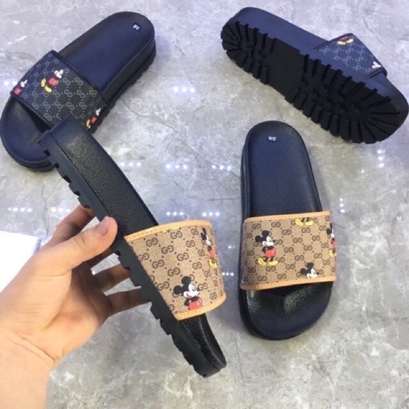 Dép lê nam Mickey nổi dày siêu hot mẫu mới