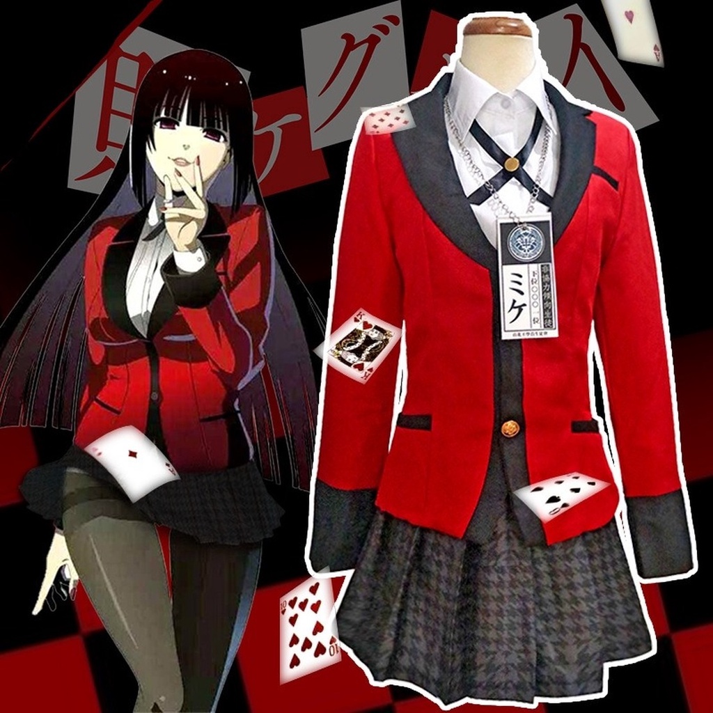 Bộ Trang Phục Hóa Trang Anime Kakegurui Yumeko Jabami