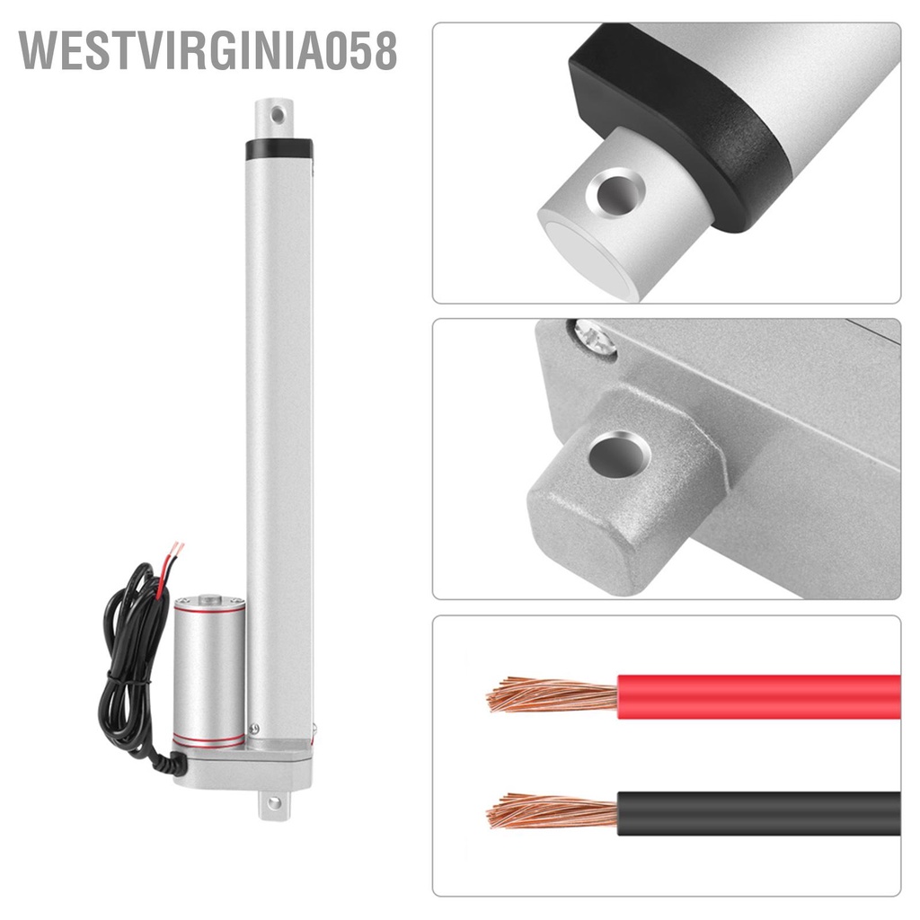 Có thể bán buôn 300mm Stroke Heavy Duty 750N Bộ truyền động tuyến tính Động cơ nâng điện DC 12V Westvirginia058 Hàng giao ngay