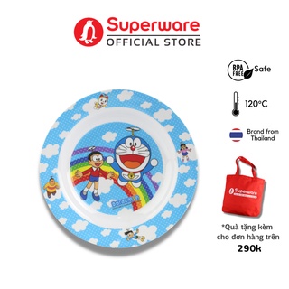 Dĩa doraemon cho trẻ 100% nhựa melamine an toàn sức khỏe | superware thái lan | p182-p304