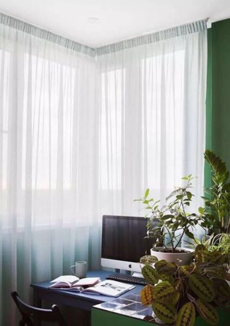 Rèm voan trơn đã có sóng rèm