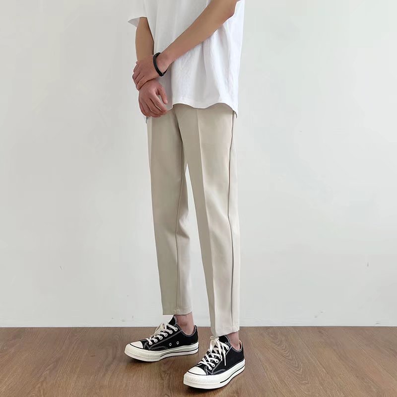 Hàn Quốc Chất Lượng Cao ​Quần Dài Dáng Rộng Thiết Kế Hợp Thời Trang (Size M-3XL)