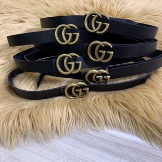 Thắt lưng chữ CD,GG, belt kèm túi 2,2cm