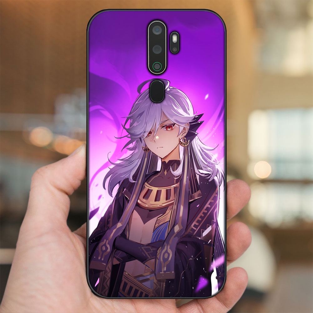 Ốp lưng Oppo A5 2020, A9 2020 viền đen in hình Cyno Genshin Impact