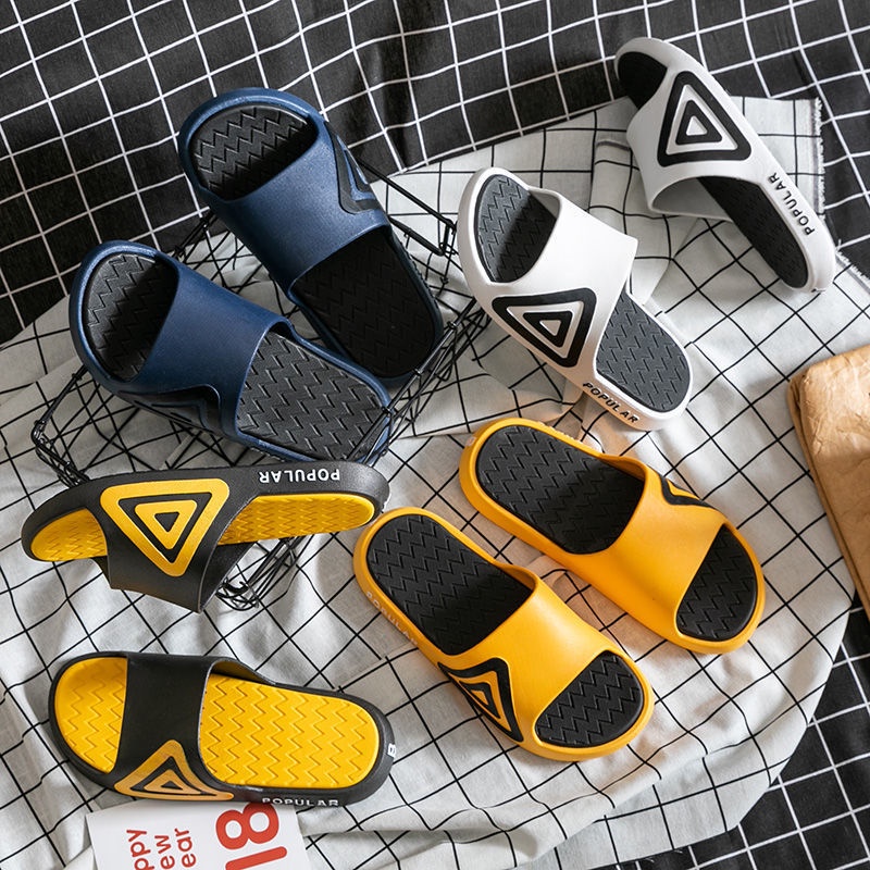 Dép Nam Nữ đi trong nhà thời trang unisex chất cao su siêu bền, êm chân không ngấm nước.