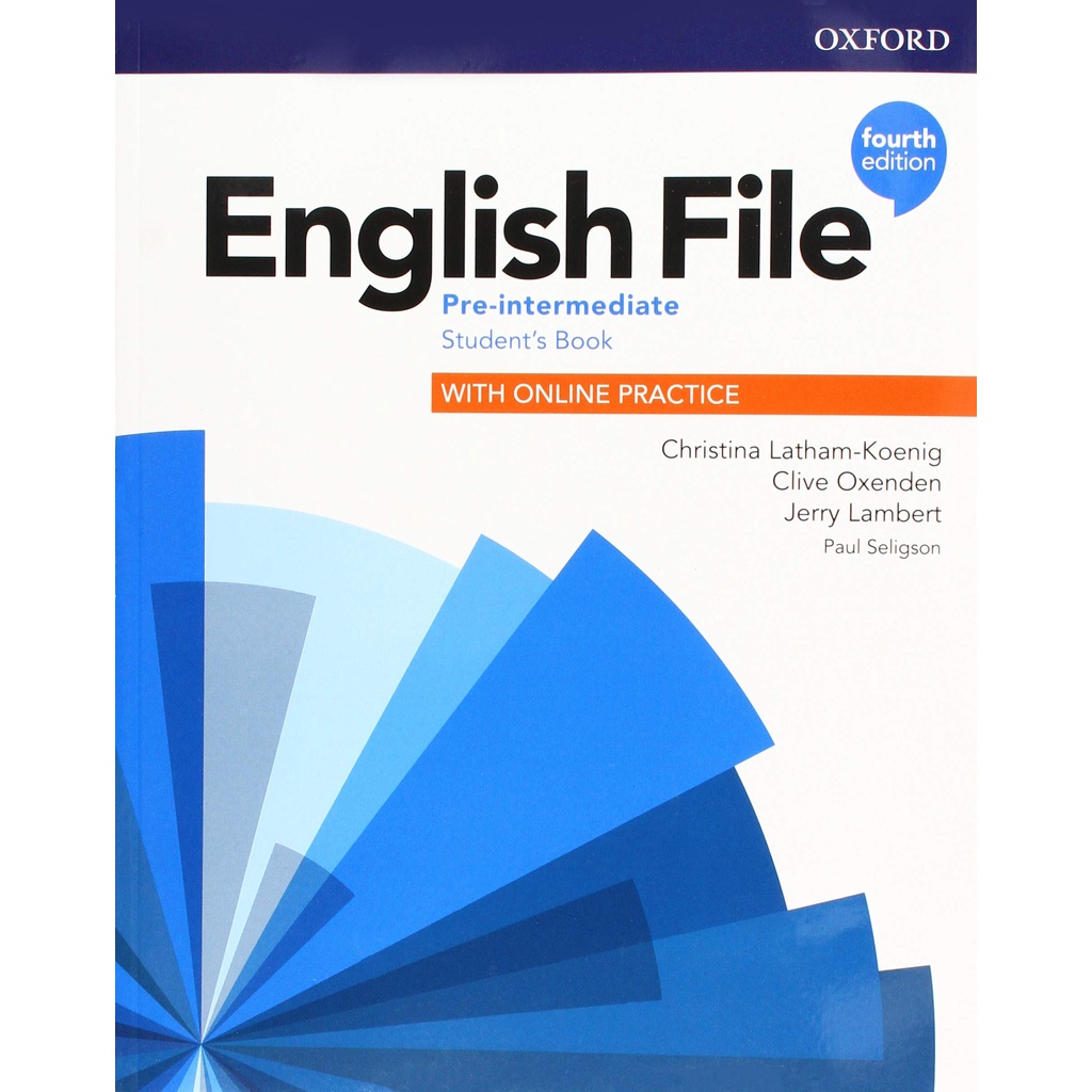 Sách - English File: Pre-intermediate: Students Book 4th Edition And Student Resource Centre Pack
