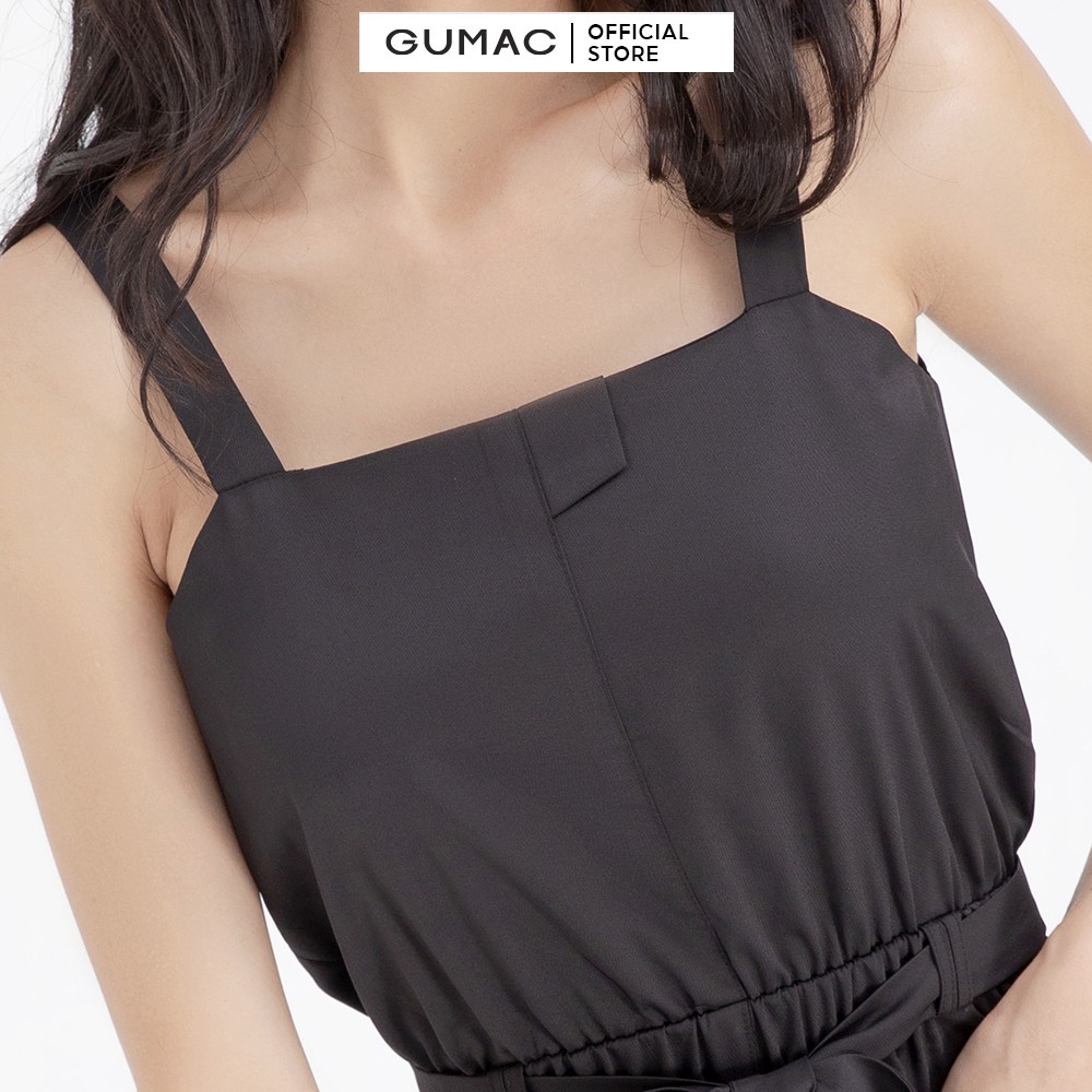 [Mã WABRG208 giảm 10% tối đa 50k đơn từ 250k] Jumpsuit 2 dây eo chun GUMAC DB697 | BigBuy360 - bigbuy360.vn