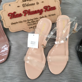 Sandal gót trong