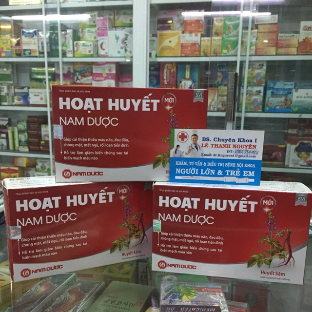 ✅(chính hãng cực hay)Hoạt huyết Nam Dược-cải thiện đau đầu,mất ngủ,rối loạn tiền đình