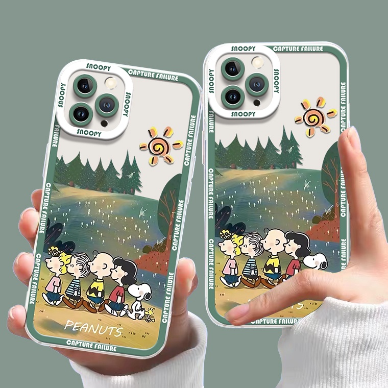 Ốp Điện Thoại Silicon TPU Mềm Trong Suốt In Họa Tiết Dễ Thương Cho IPhone 12 13 Pro 6 6S 7 8 Plus X XS XR 11 Pro Max