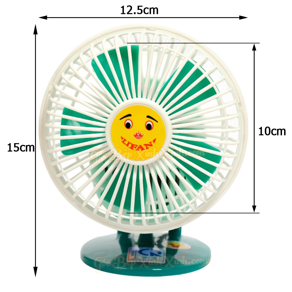 [CHÍNH HÃNG] Quạt bàn mini Lifan GN-4 dùng điện 220V (chọn màu ngẫu nhiên) | BigBuy360 - bigbuy360.vn