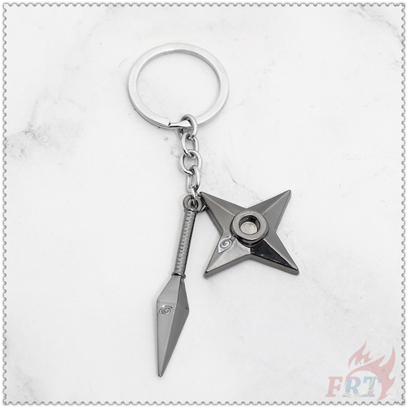 ✪ NARUTO - Shuriken Kunai Keychains ✪ 1Pc Metal Pendants Keyrings Accessories Gifts