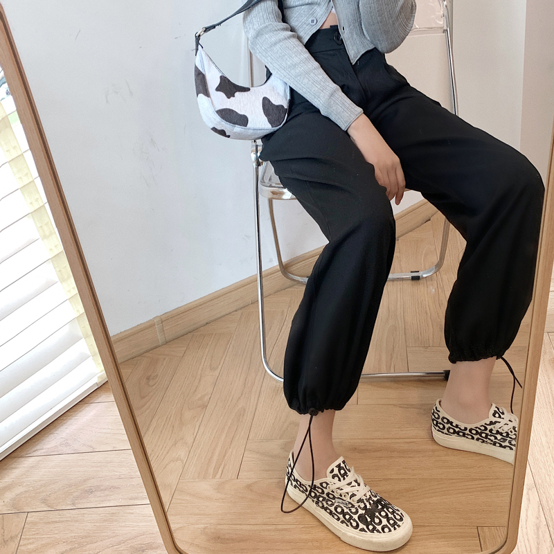 Quần dài SUXI cạp cao ống suông thời trang cho nữ