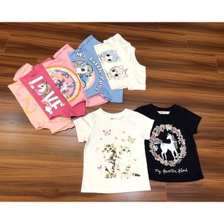 Áo cotton bé gái 2-10y