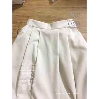 Chân váy linen