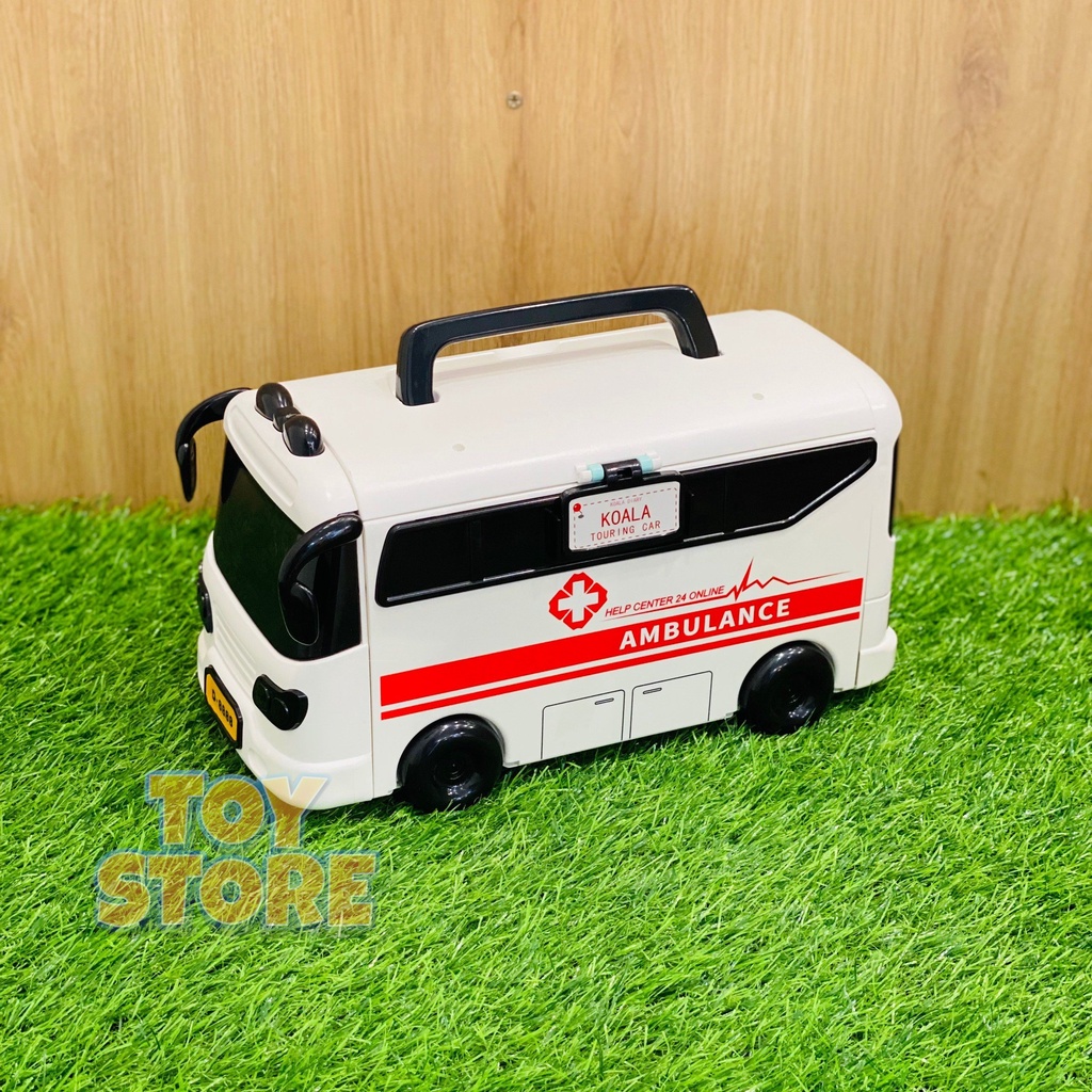Bộ đồ chơi mô hình nhà búp bê tích hợp xe ô tô gấp gọn FUDAER chất liệu nhựa cao cấp