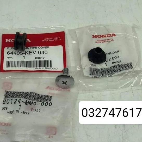 3 ốc đệm cao su bắt yếm , áo xe Future 1 zin honda